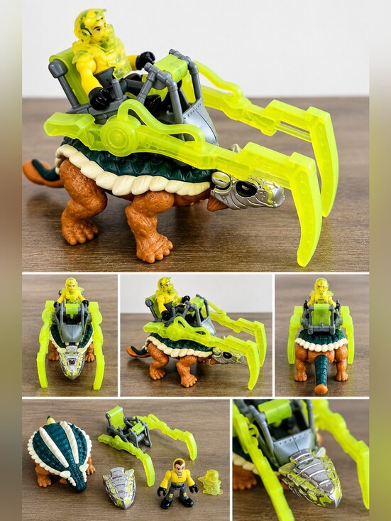 Fisher-Price Other - Fisher-Price Imaginext Ankylosaurus Dino Battle Rig Figure & Armor Set